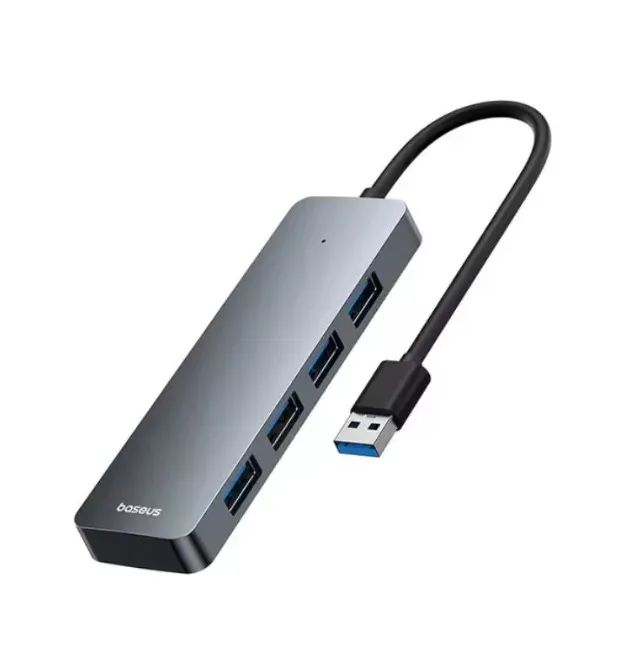 Hub Baseus Com 4 Portas Usb 3.0 Baseus P/ Pc Laptop Macbook