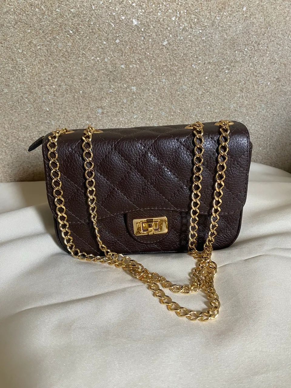 Bolsa em Couro Legítimo nova - Foto 4