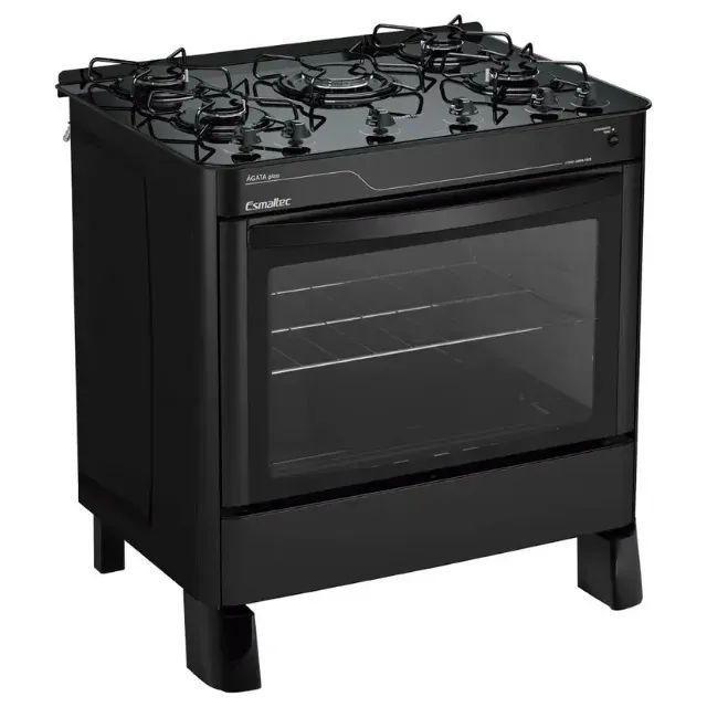 FOGAO 5 BOCAS ESMALTEC ACENDIMENTO AUTOMATICO - USADO