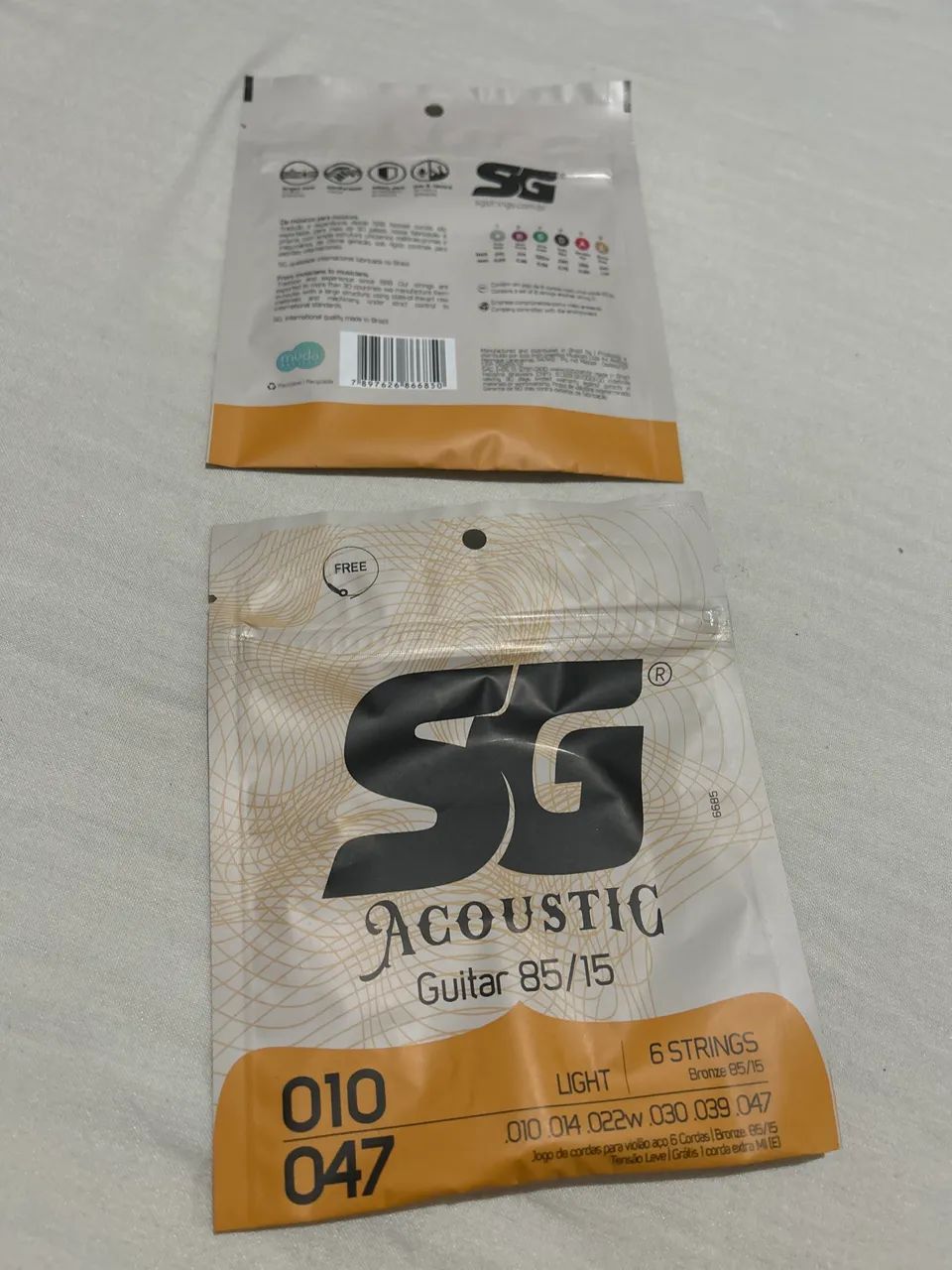 corda  de aço 010 para violão  - Foto 2