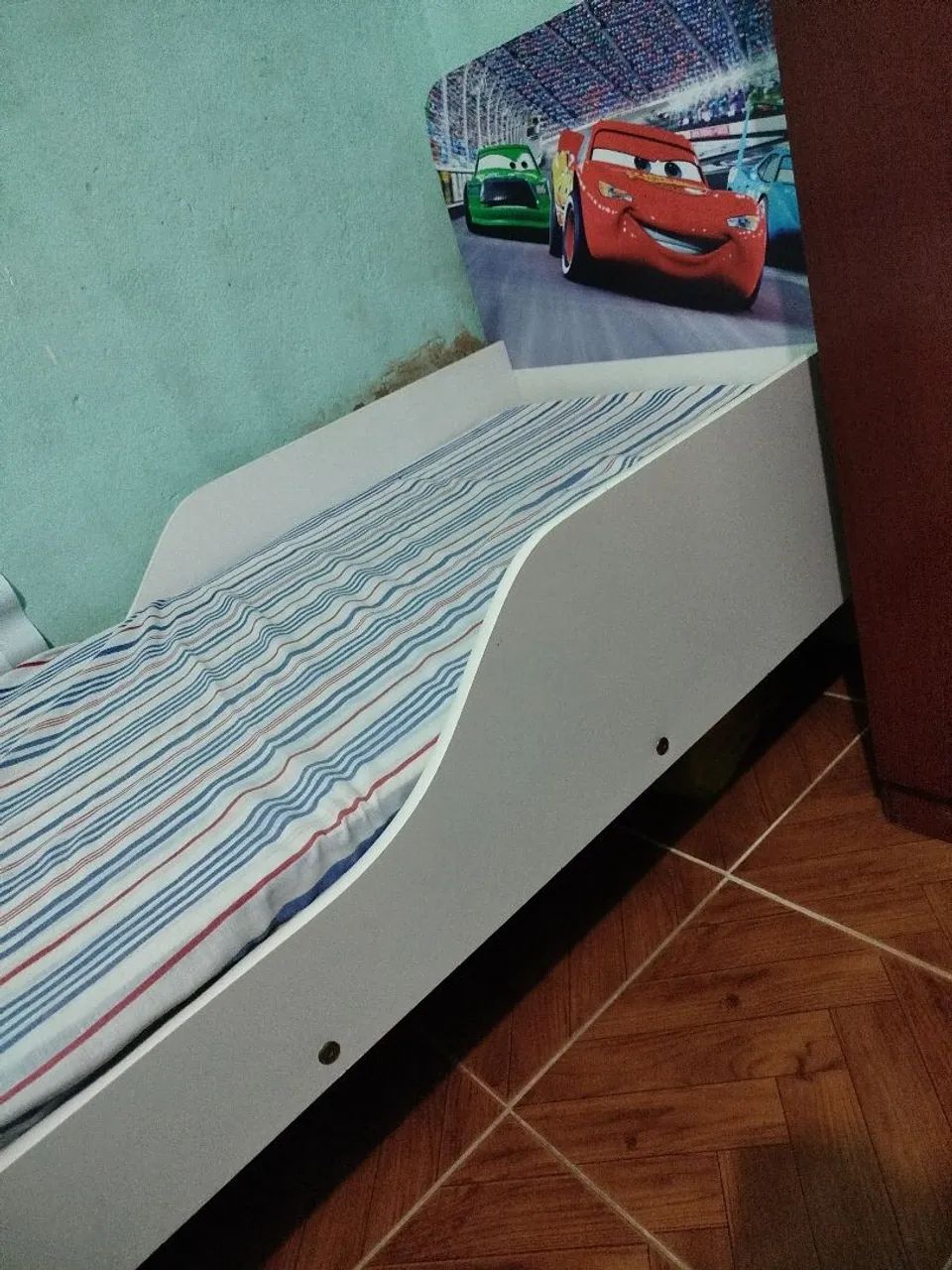 Cama infantil McQueen + colchão  - Foto 3