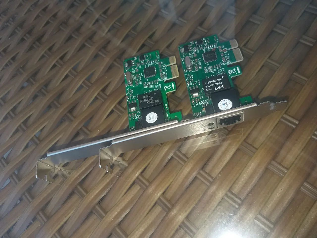 2 Placas de Rede Pcie Express 1 Gbps Novas - Foto 5