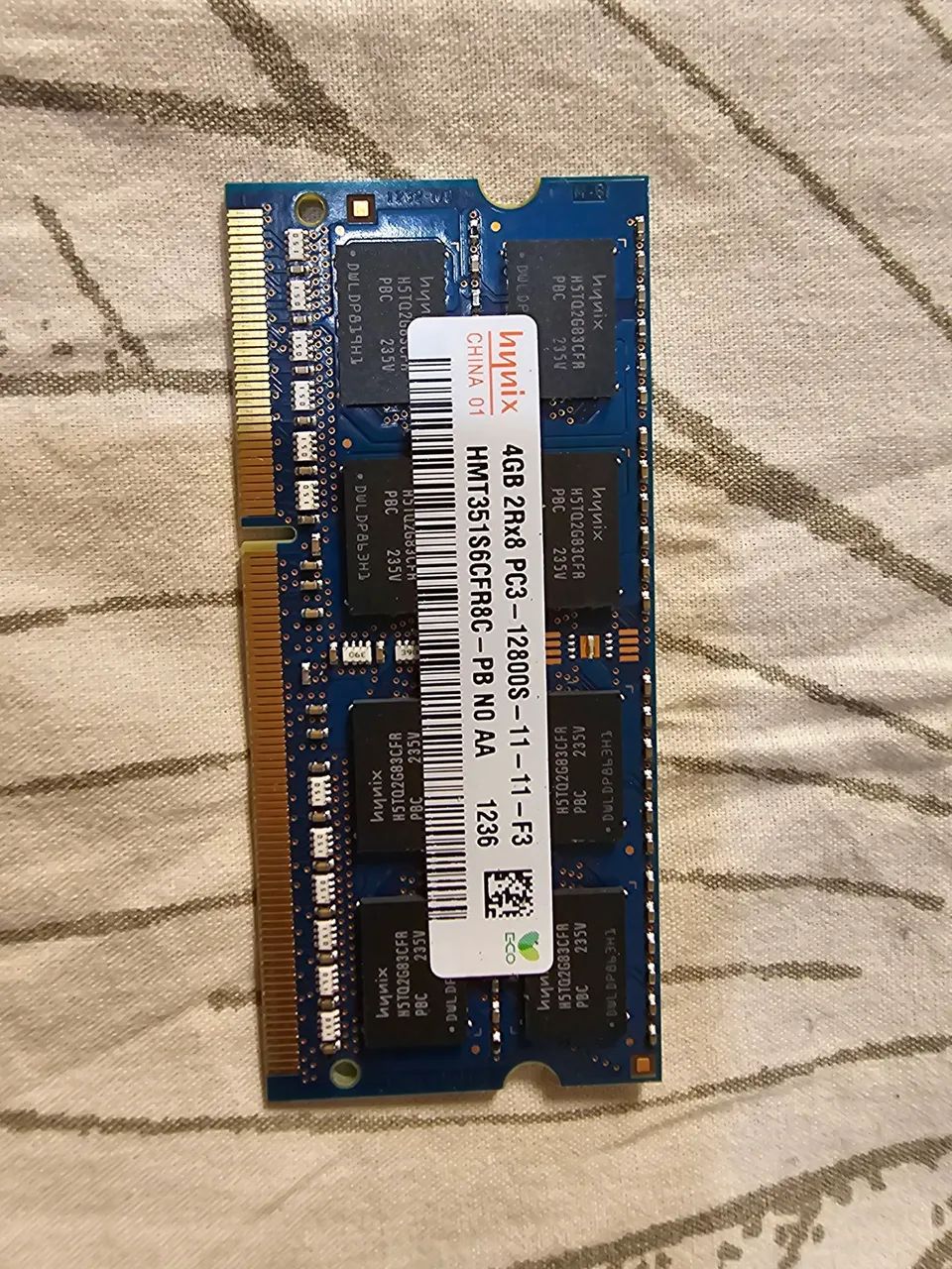 Memória sodimm 4gb ddr3