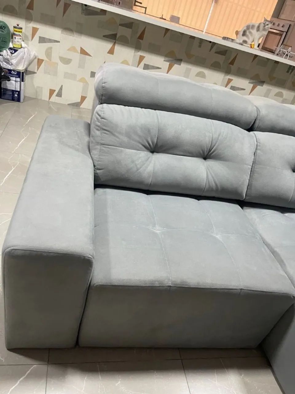 Sofa 3 Lugares Tamanho Grande - Foto 4
