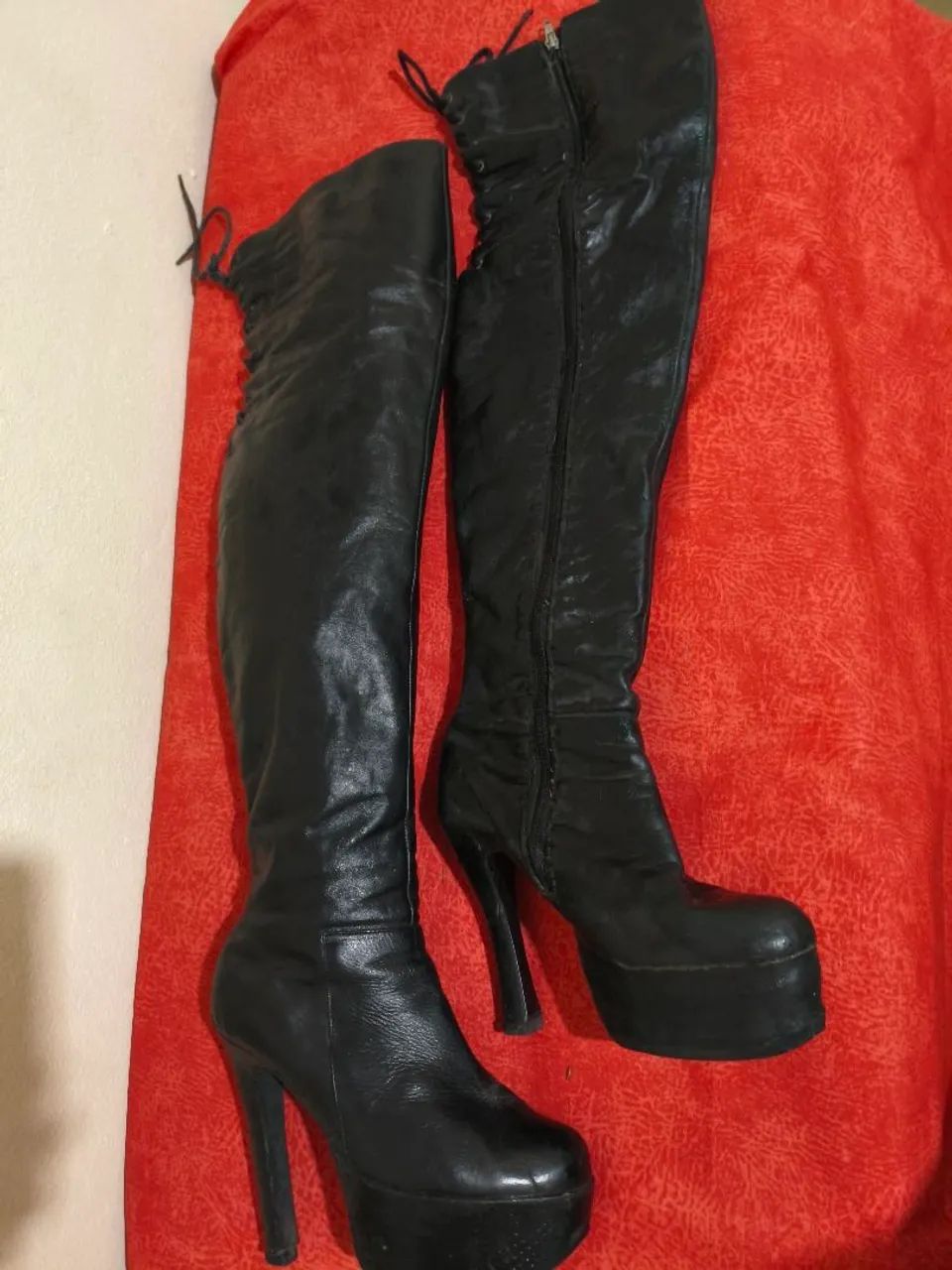 Bota de couro estilo Joelma. - Foto 2