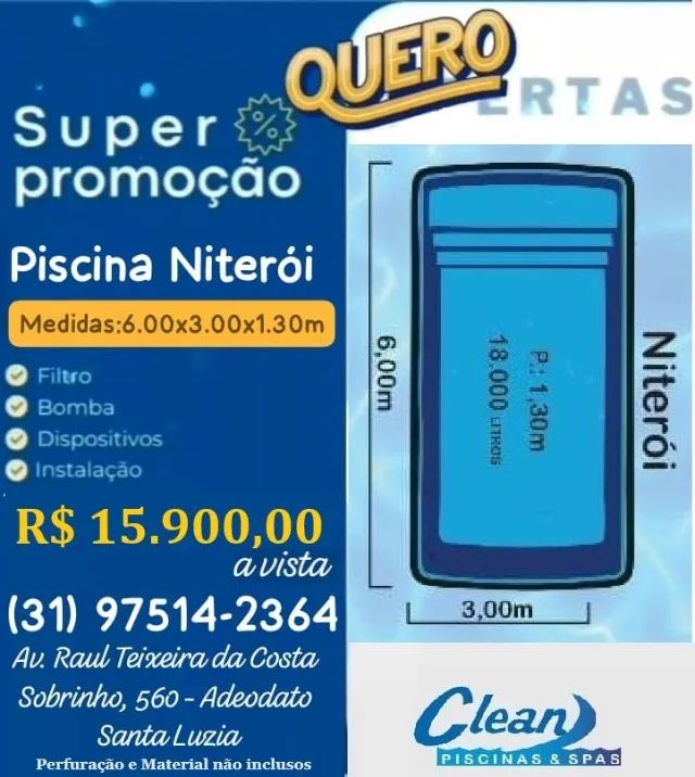 Piscina de Fibra 6m instalada