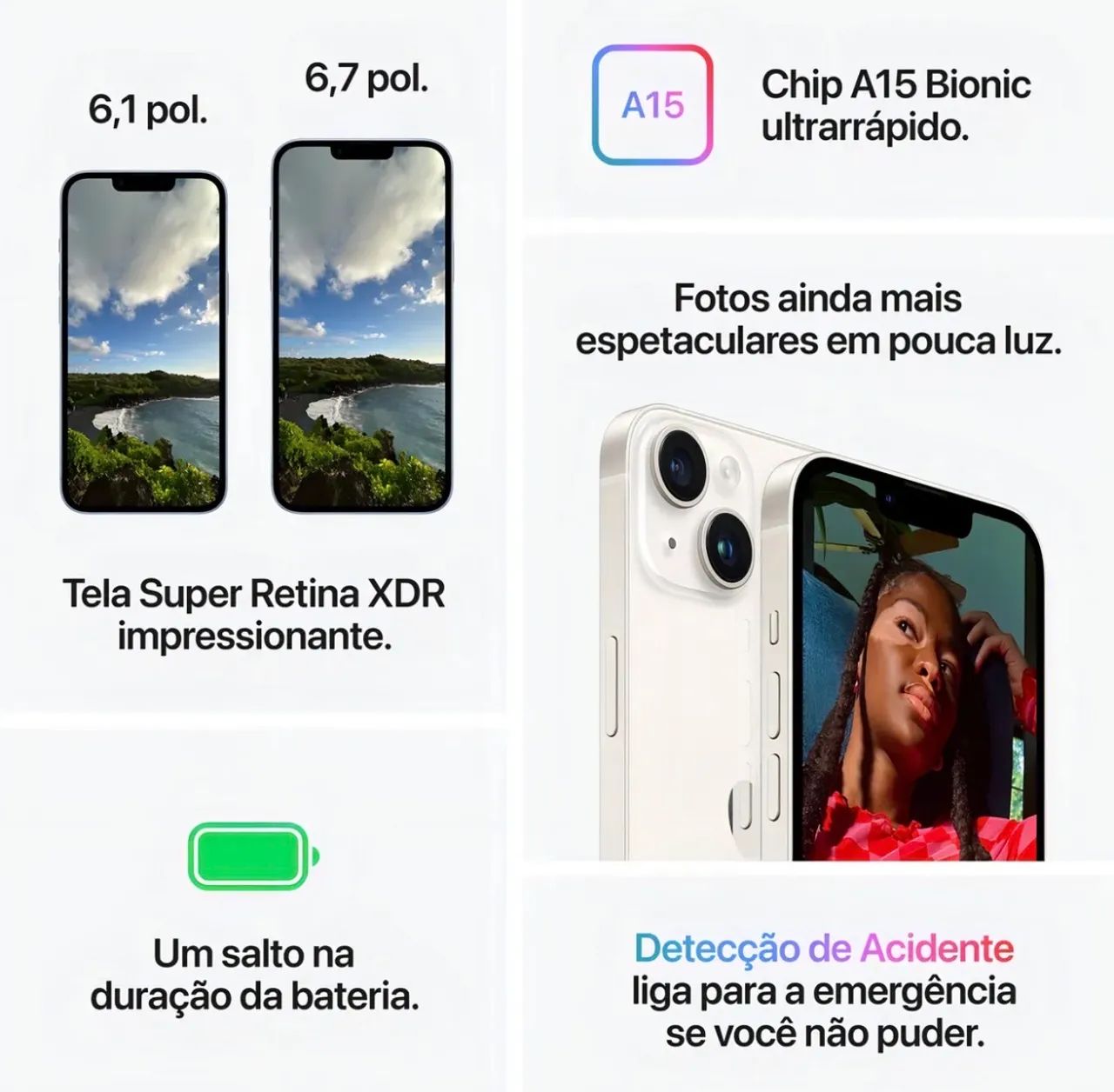 Apple iPhone 14 (128 GB) - Estelar (Novo com caixa aberta) - Foto 4