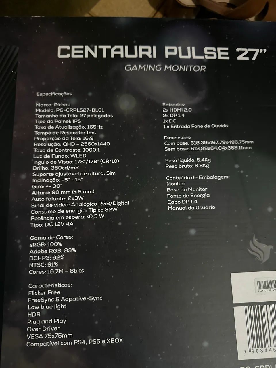 Monitor pichau centauri pulse 27? - Foto 2