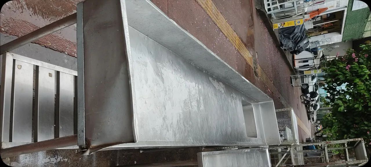 Mesa com pia inox 3 metro /70      Concretada !!!