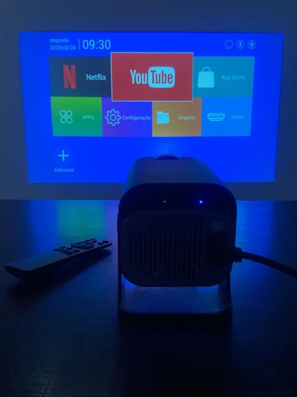 Projetor de vídeos 
