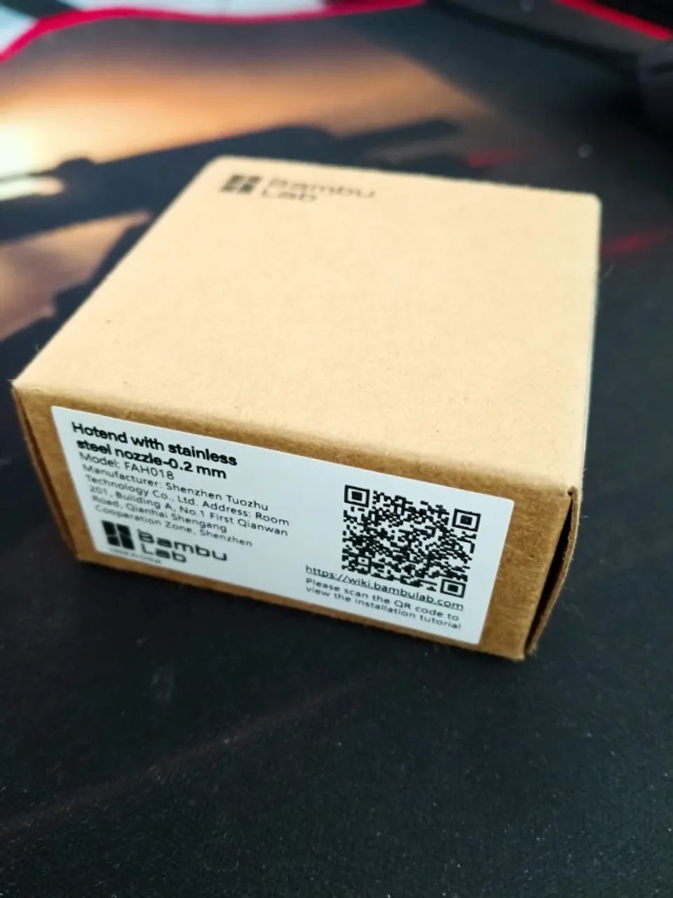 Bico Hotend 0.2 aço inox impressora 3D Bambu lab A1 e A1 mini original - Foto 2