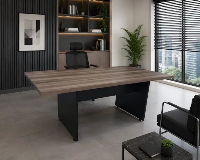 Mesa multiuso (reunião, jantar, casa e escritório) 