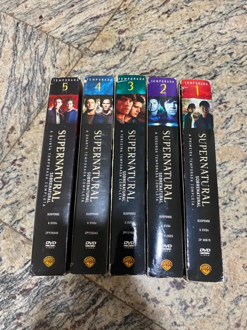 Box Temporada 1 a 5 Supernatural