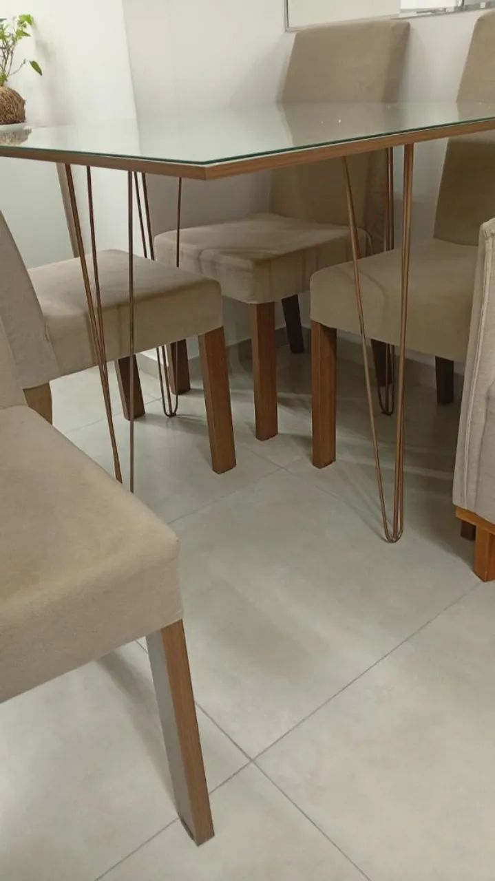 Mesa quadrada completa 90x90 - Foto 2