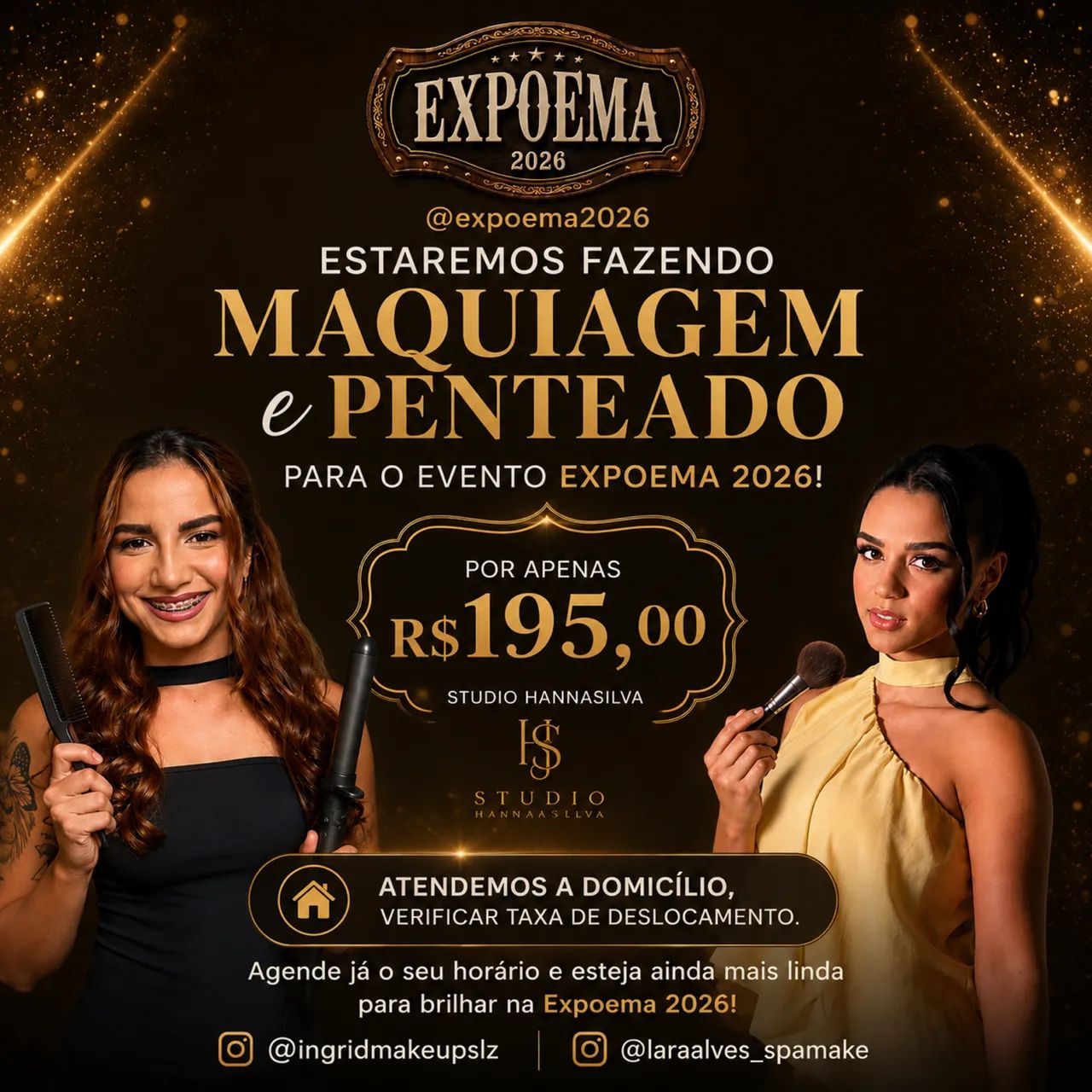 Maquiagem + penteado