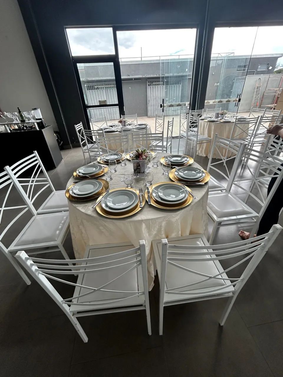 Cadeiras de ferro buffet  - Foto 3