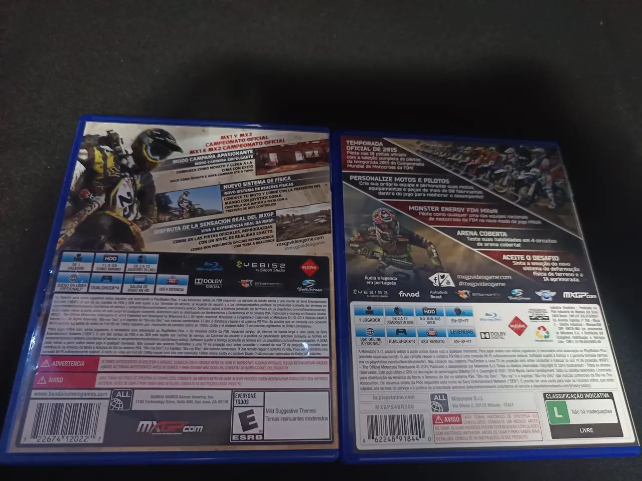Combo Jogos  MXGP 1 e 2 Playstation 4 - Foto 2