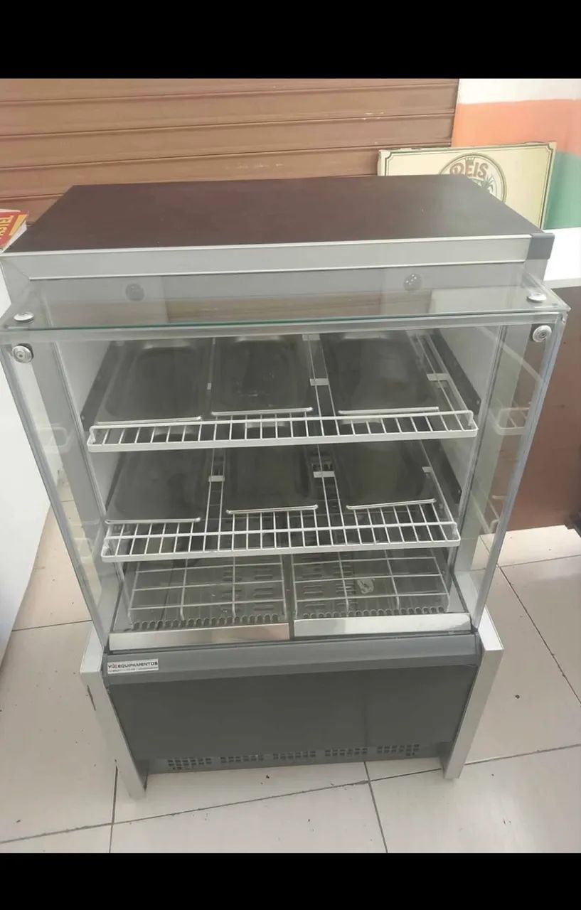Estufa para salgado quente
