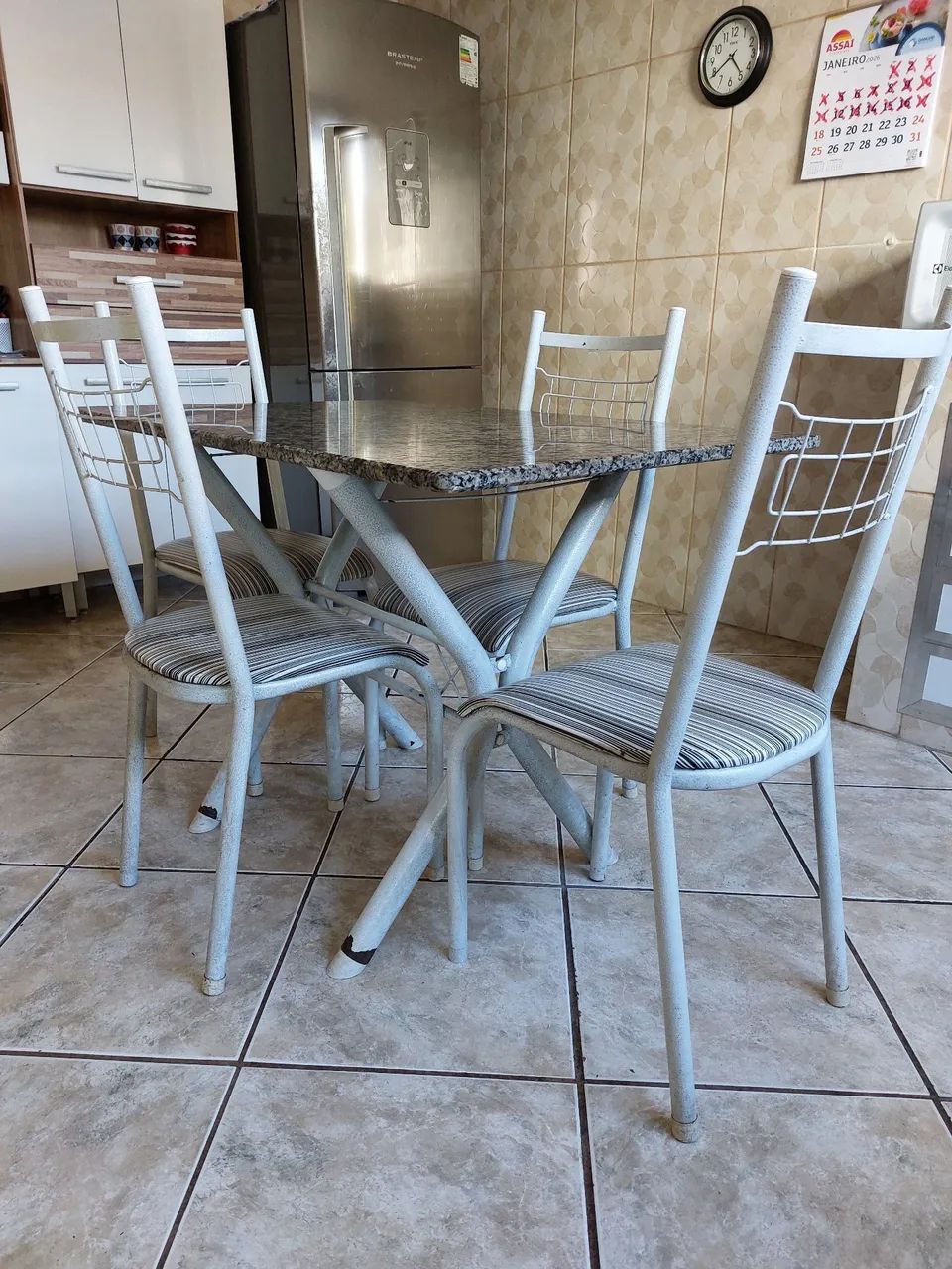 Mesa granito com 4 cadeiras - Foto 4