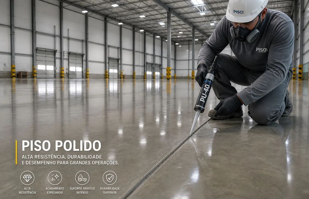 Piso de concreto polido 