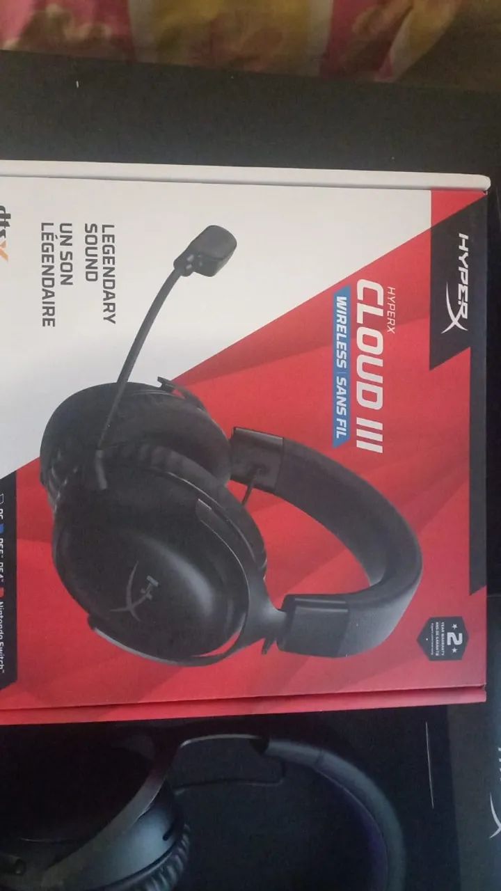 HyperX Cloud 3 Wireless Preto 