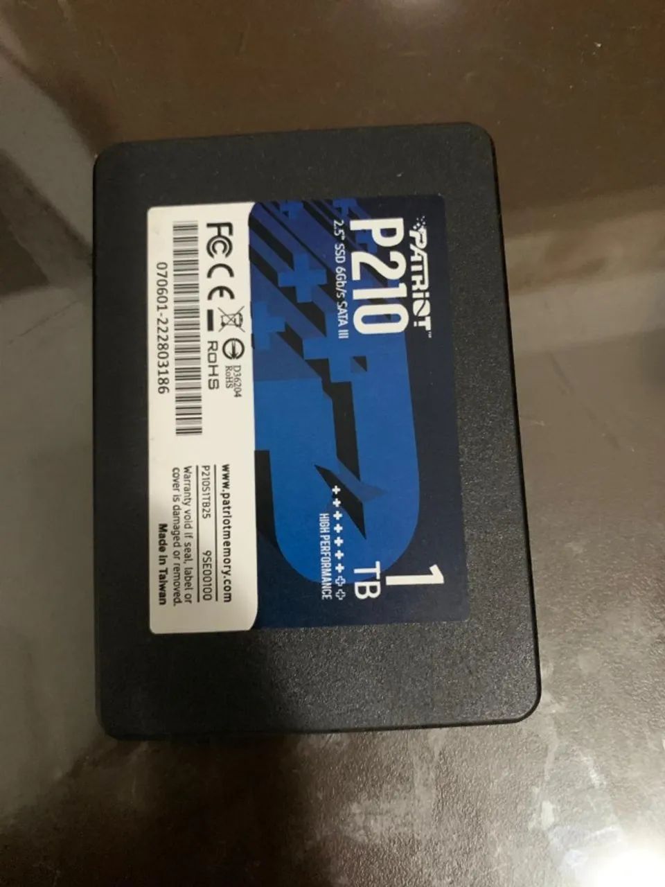 SSD PATRIOT P210 2,5" 6Gb/S SATA III - 1TB