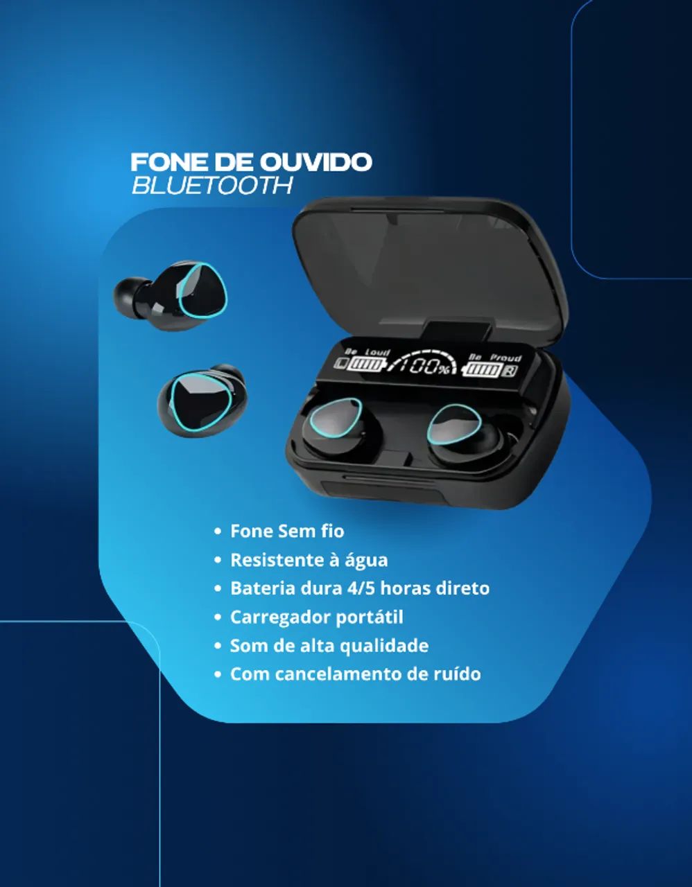 Fone de ouvido Bluetooth  - Foto 2
