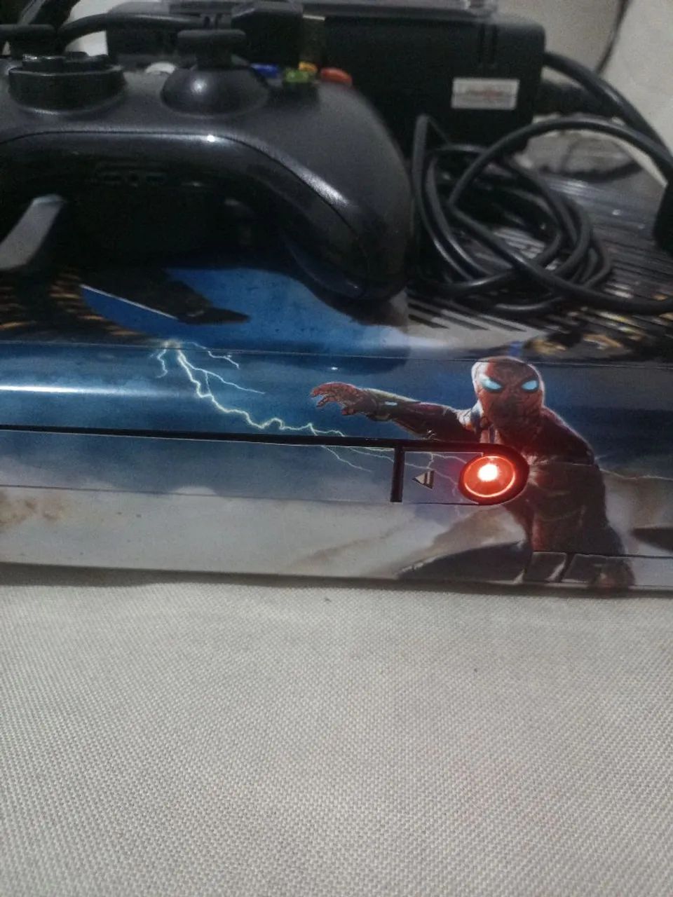 Console, luz vermelha, limpeza interna! Retirada de peças ou reparo.