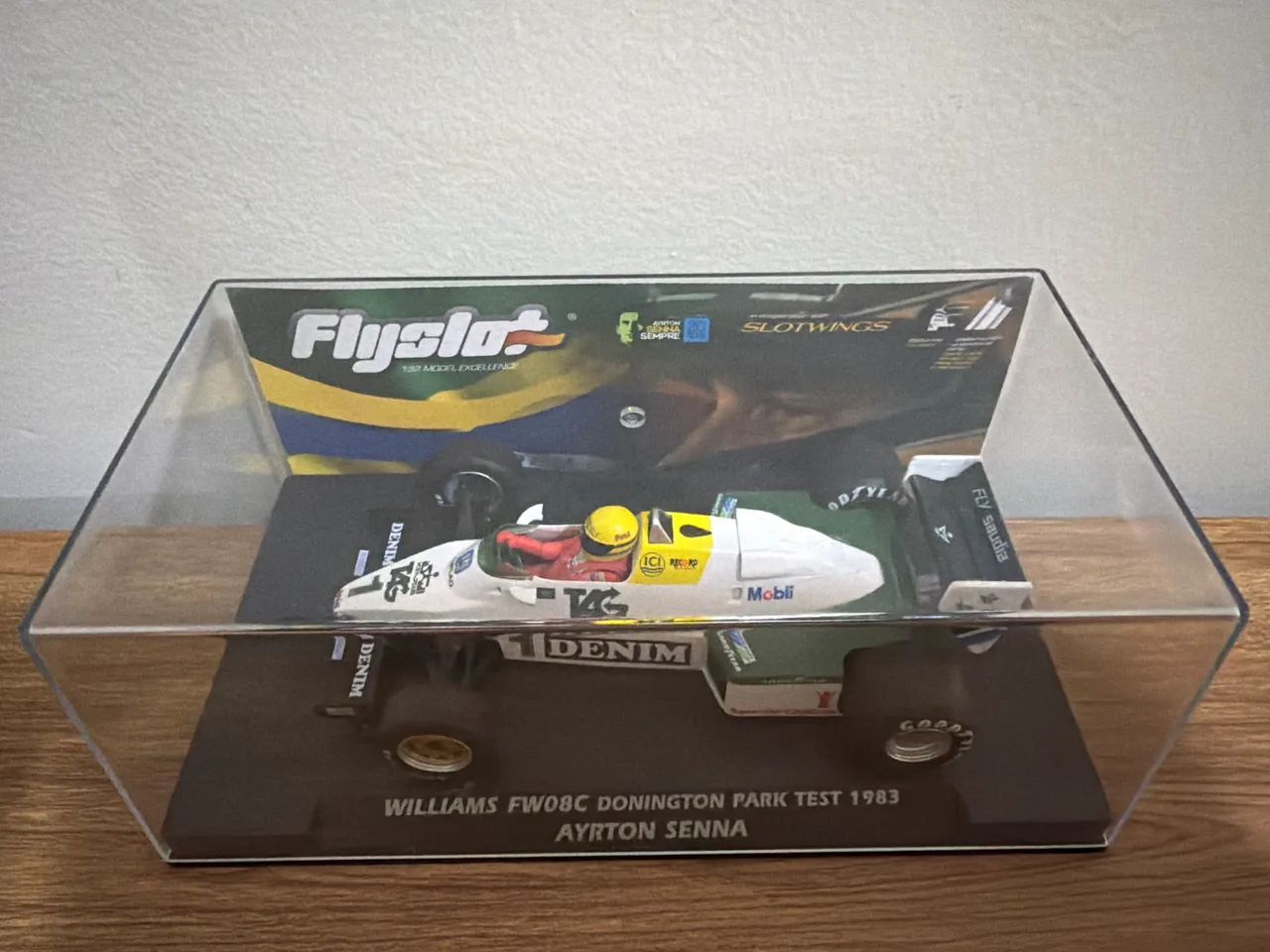 Ayrton Senna 1:32 Williams FW08C Donington Park Test 1983