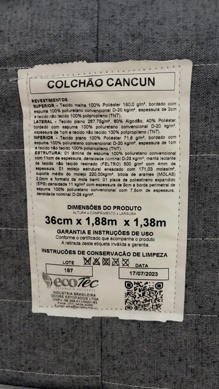 COLCHÃO CASAL MOLAS ENSACADAS  - Foto 4