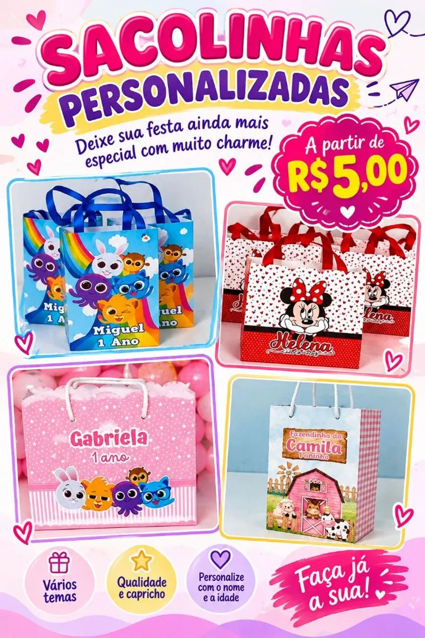 Sacolas Personalizadas 