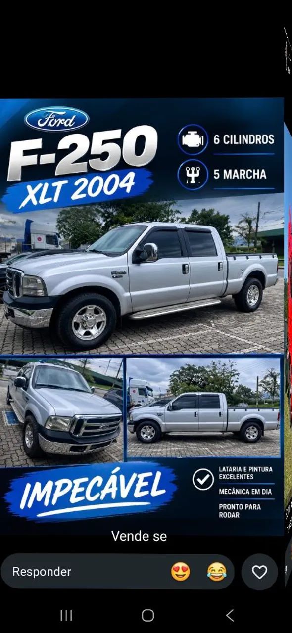 Ford F-250 CD XLT 4.2 TB 2004
