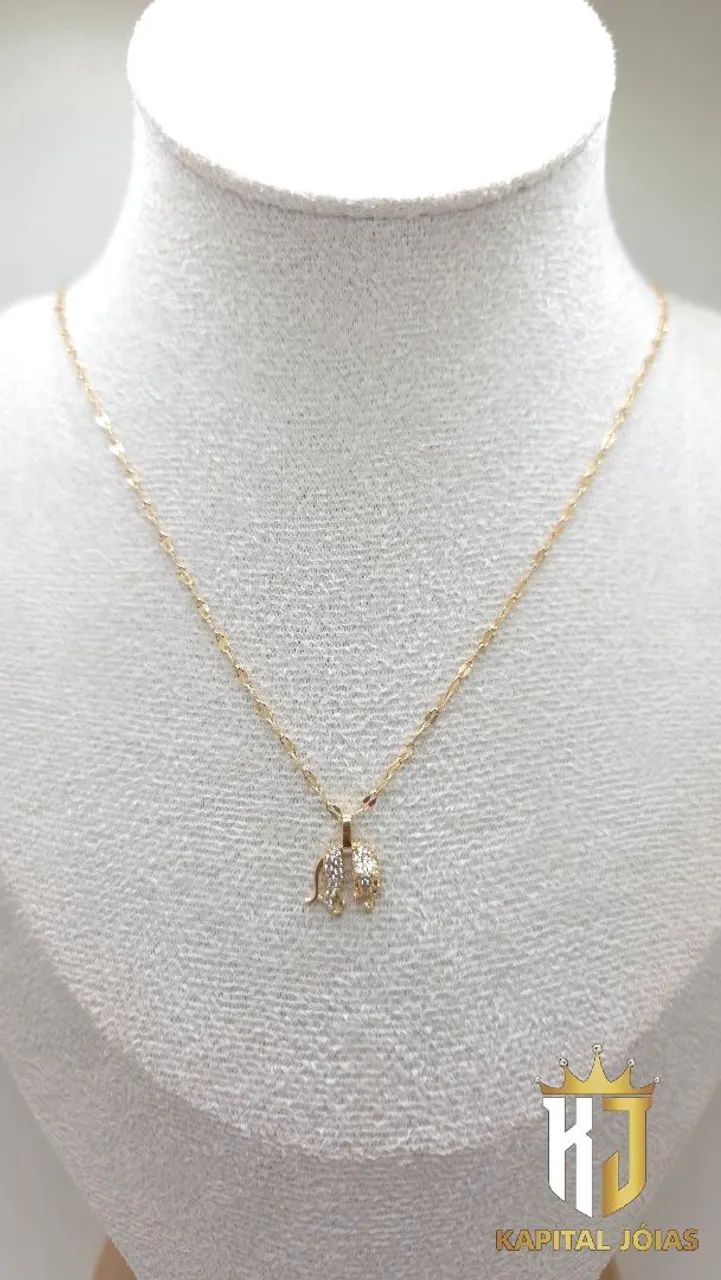 COLAR  FEMININOS EM OURO 18K VARIOS MODELOS  - Foto 3