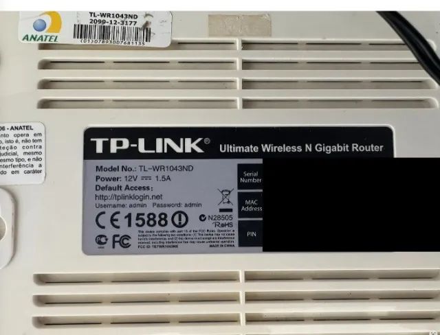 TP-Link TL-WR1043ND Gigabit ? clássico OpenWrt/DD-WRT - Foto 2