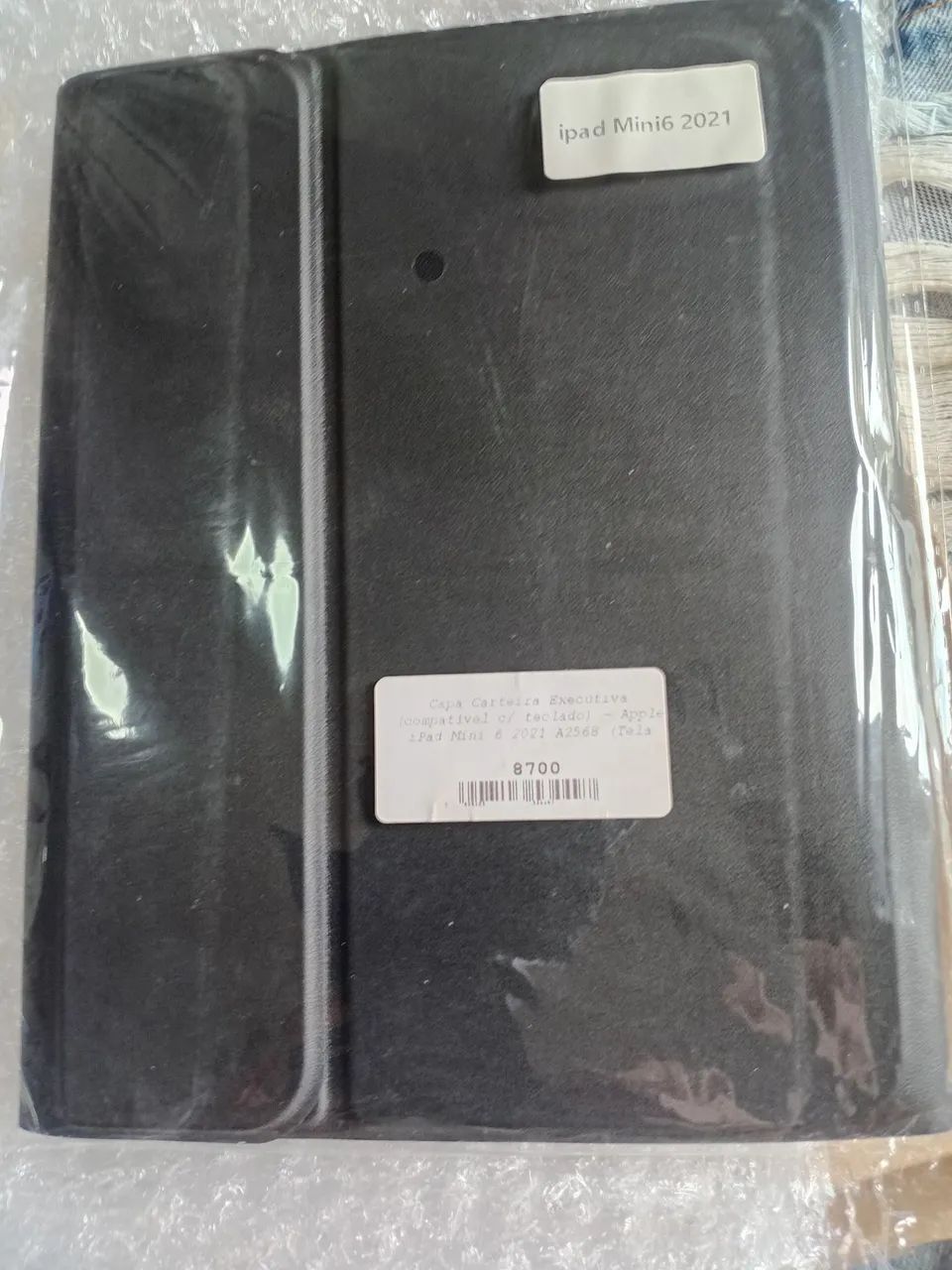 Capa/Carteira executiva( compatível com teclado) Apple ipad mini 6 2021 - Foto 2