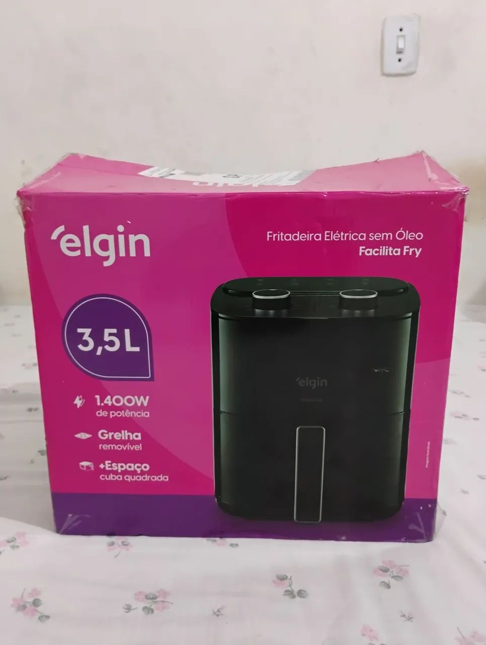 Air fryer Elgin semi nova na garantia!