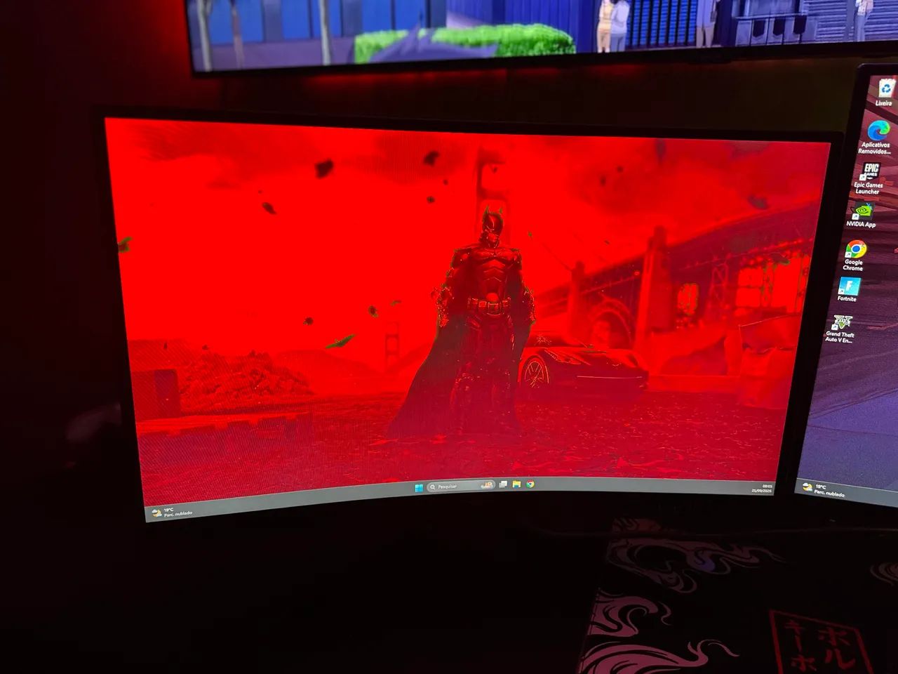 Monitor Gamer Curvo 27 Polegadas Husky Stormi - Foto 5