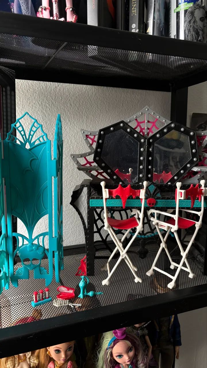 monster high penteadeira camarim monstros câmera ação - Foto 2