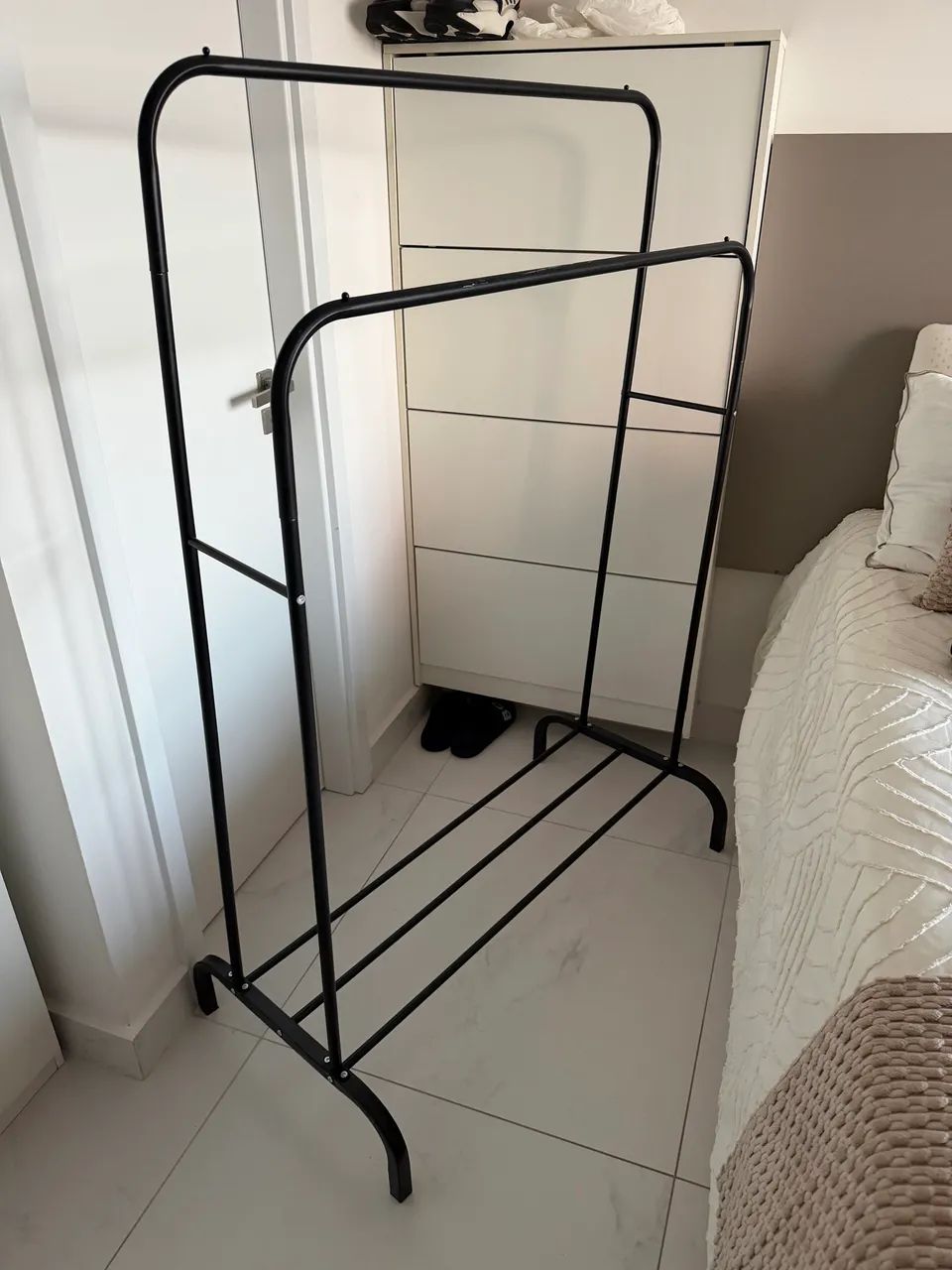 Arara de Roupas de camada dupla