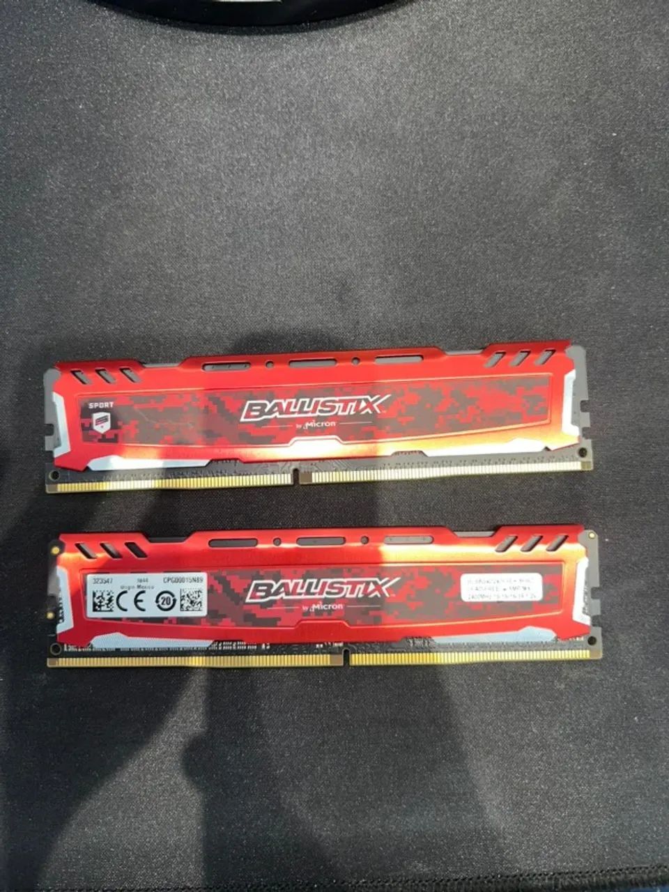 2 Memórias RAM Ballistix 8GB 2400MHZ  - Foto 2