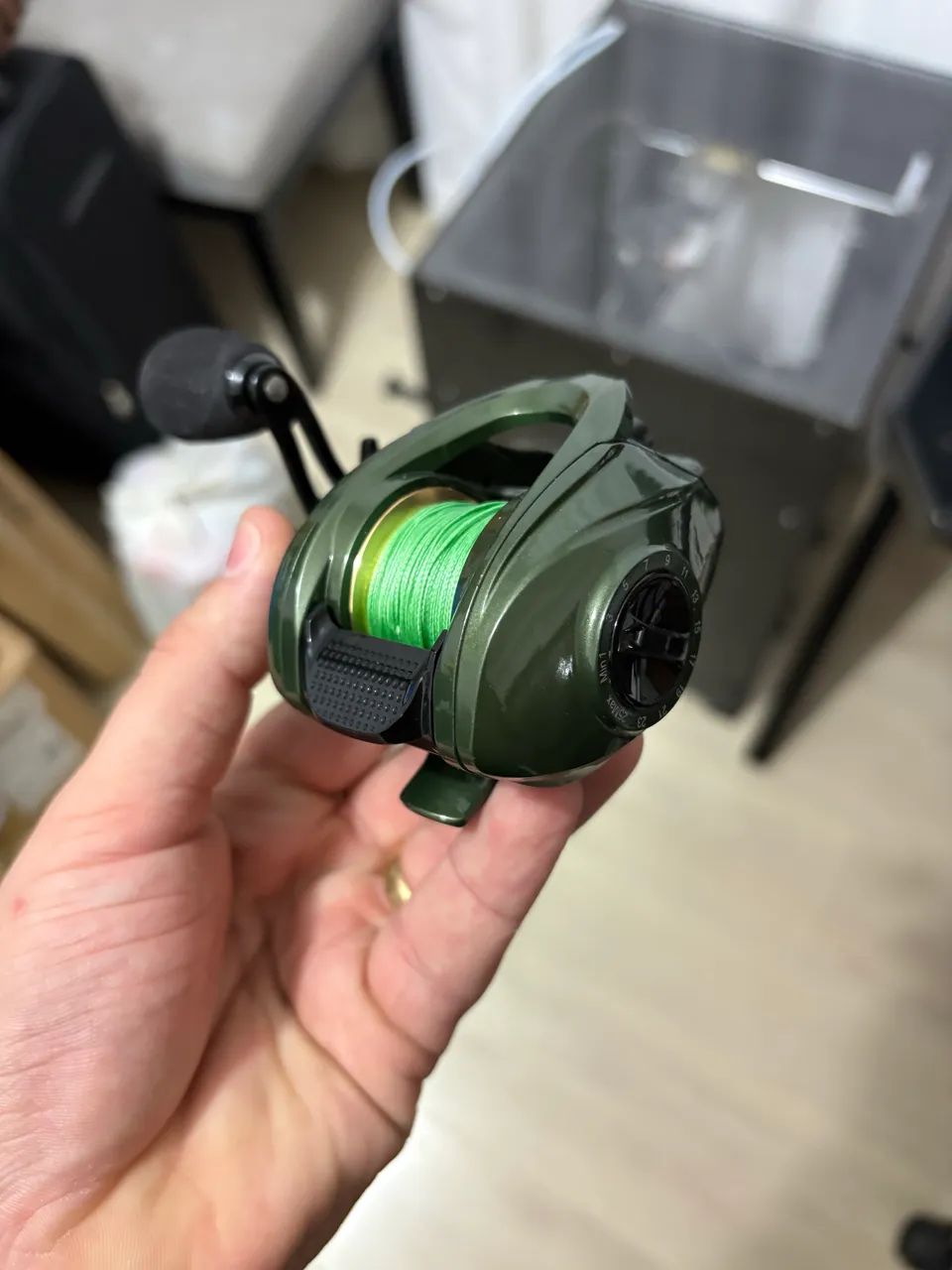 Carretilha de pesca nova - Foto 2