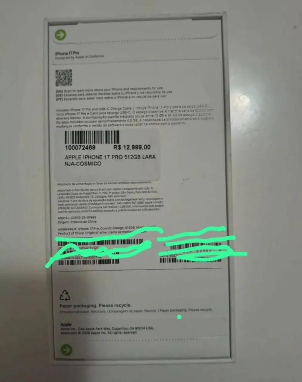 iPhone 17 pró 17 512 GB  - Foto 2
