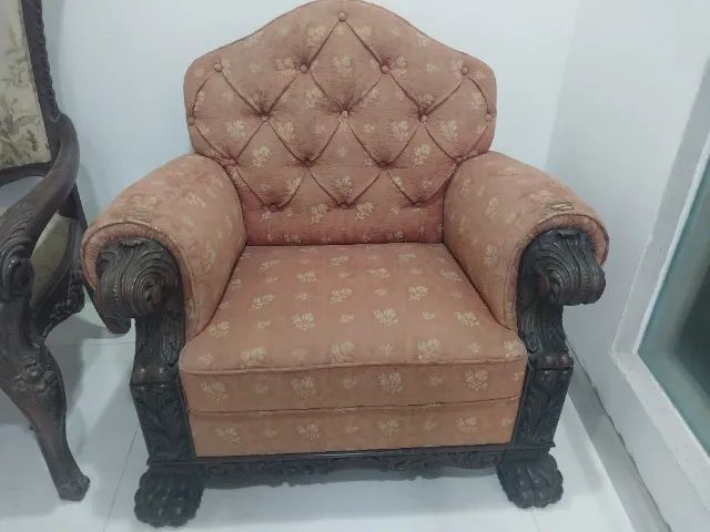Poltrona Pata de leão - Imbuia  - Foto 3