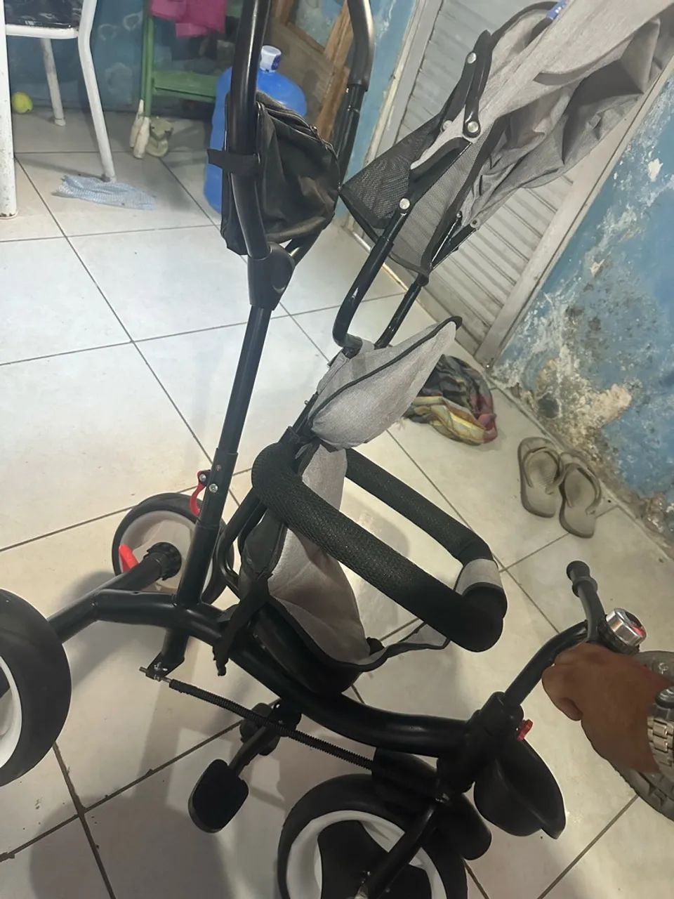 Carrinho passeio 2em 1  - Foto 3