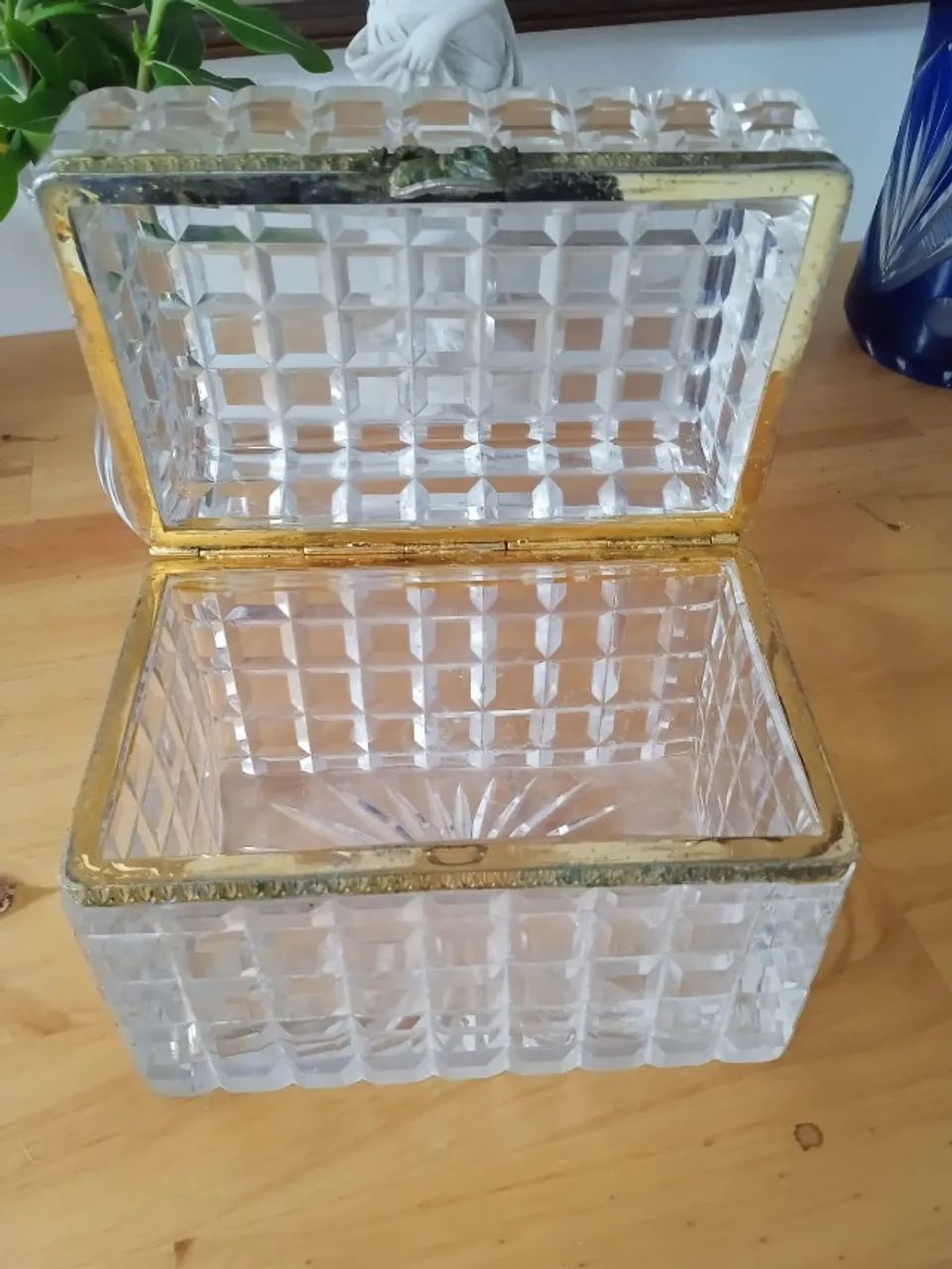 Caixa de cristal antiga - Foto 2