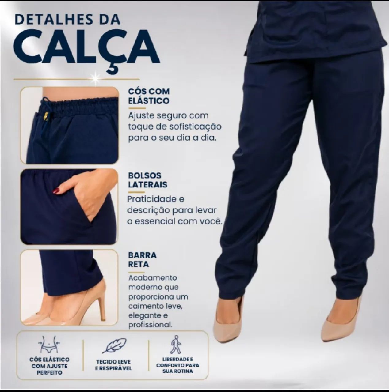Pijama cirúrgico tamanho M - Foto 2