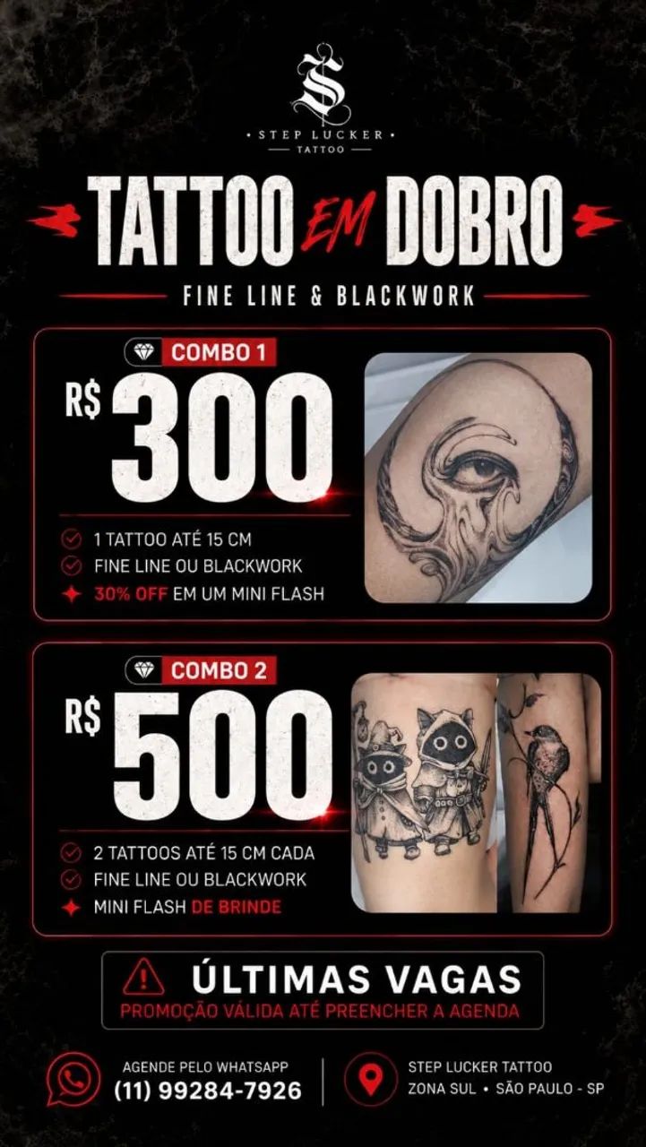 Promoção tatuagem - Interlagos 