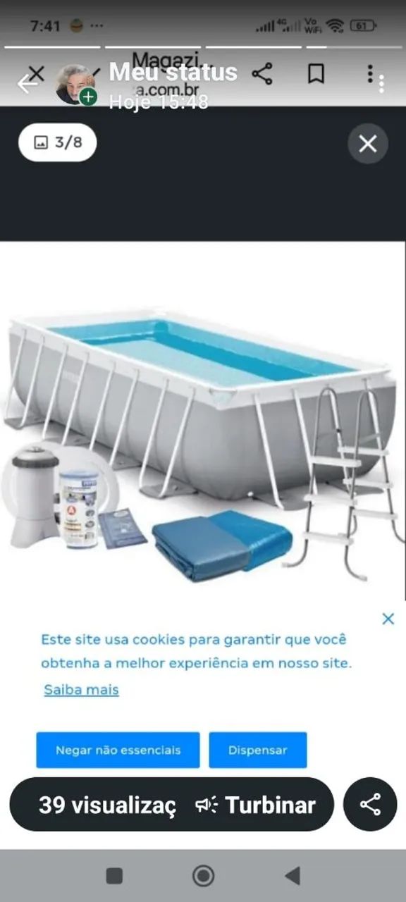 Piscina 14 mil litros  - Foto 3