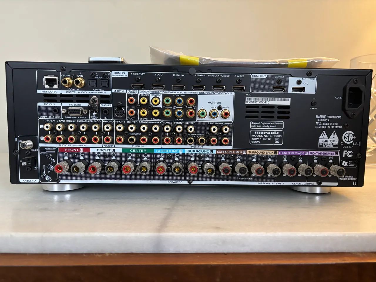 ジャンク】Marantz SR6008 AVレシーバー マランツ オーディオ機器 【G