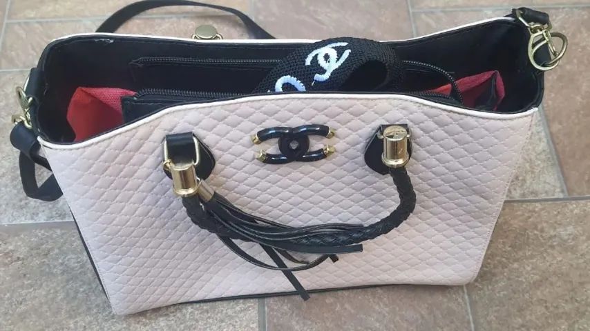 Kit bolsa e carteira de mão chanel - Foto 2